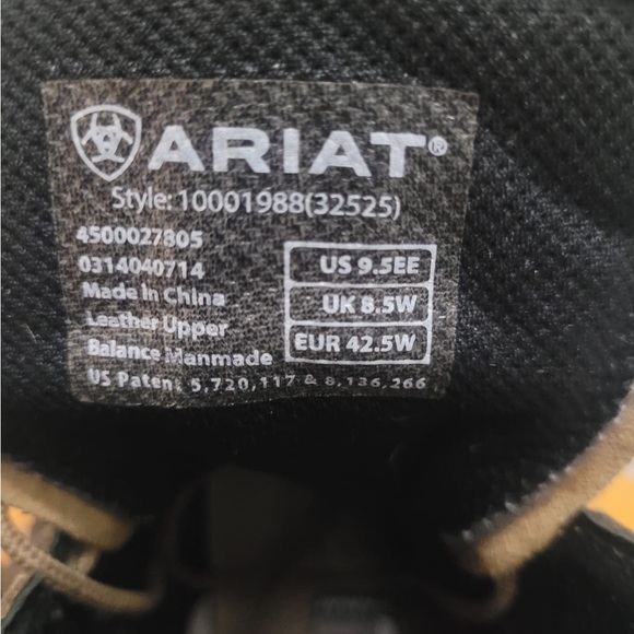 Mens 9.5EE Ariat Heritage Lacer Roper Western Boots - Picture 4 of 7